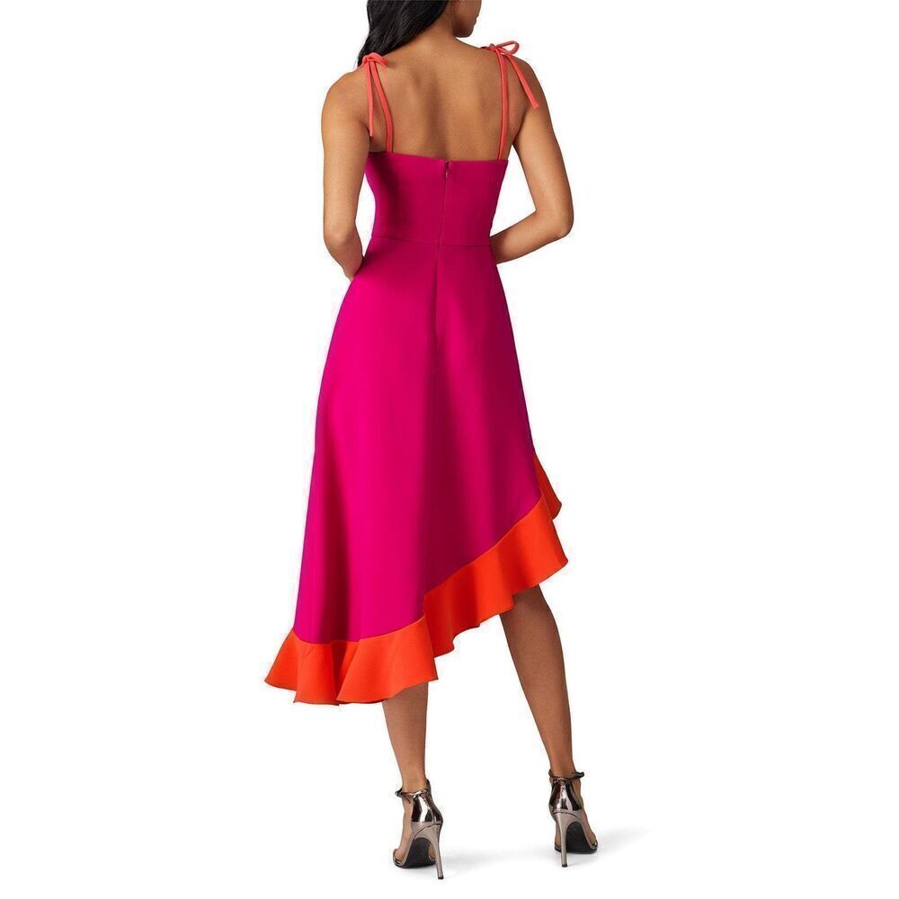 Christian Siriano  Pink Tie Shoulder Dress 📦 - Picture 2 of 10